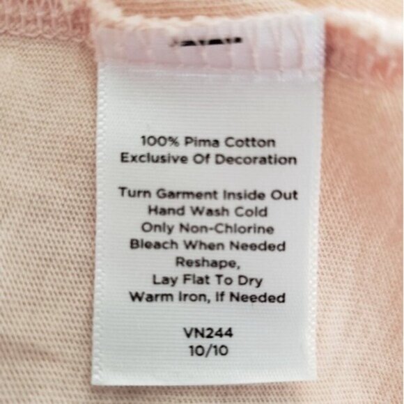 Talbots Super Soft 100% Pima Cotton Top Size SP Ruffle Neck NWOT - Picture 8 of 10